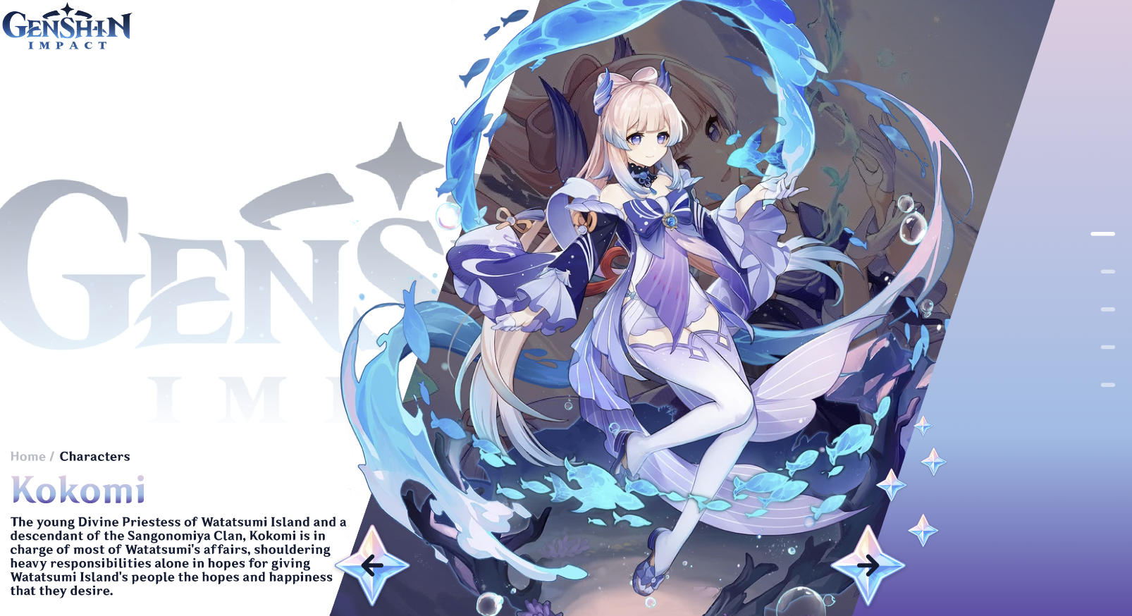 Genshin Character Selector Prototype